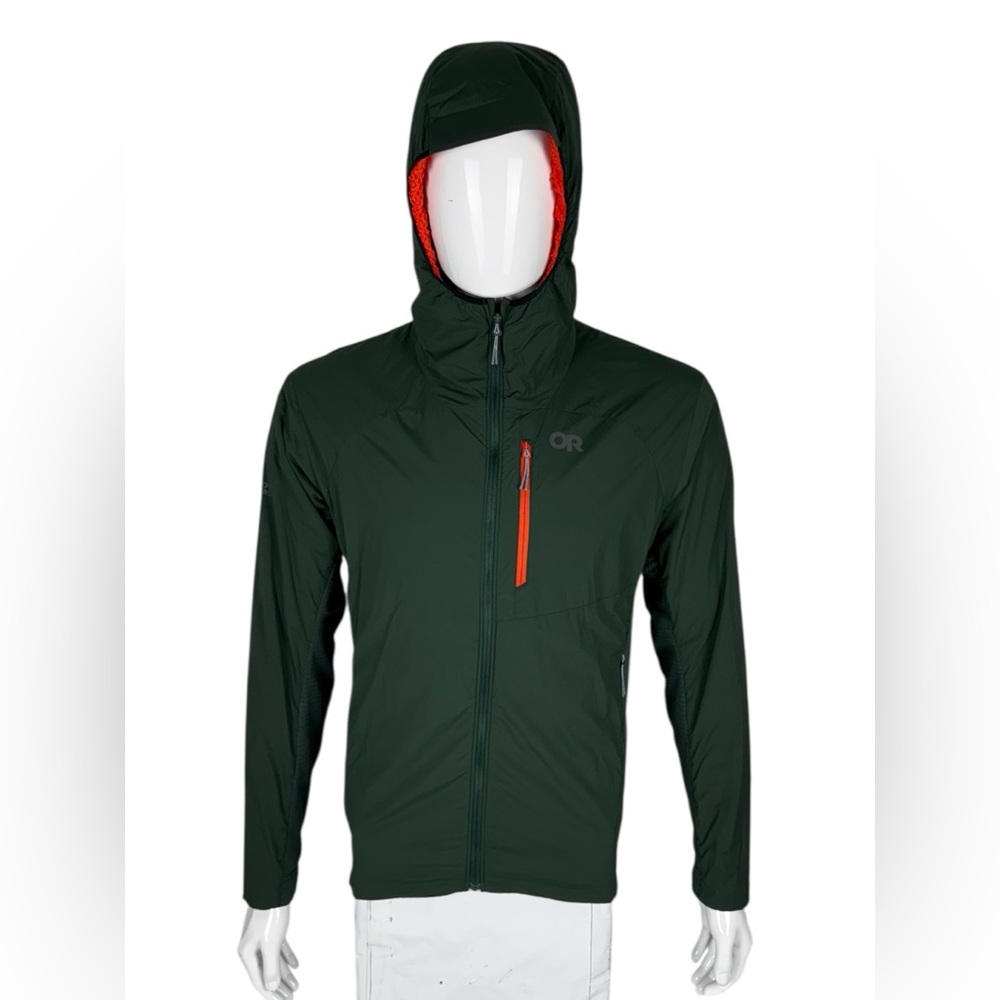 Outdoor Research Mens Medium Deviator Hoodie Gree… - image 2